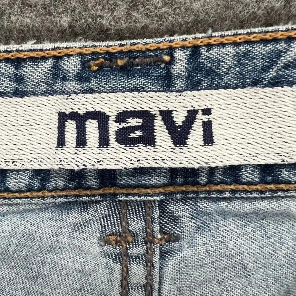 Mavi Y2K Relaxed Jeans Mens 32‎ Blue Light Wash Denim Faded Grunge Streetwear